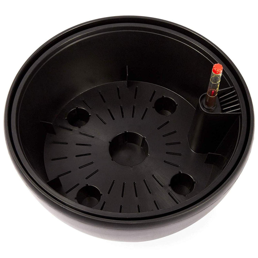 10" Self Watering Pot Planter for Indoor/Outdoor Plants, Black