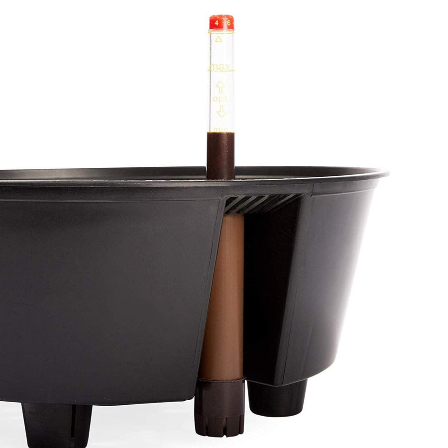 10" Self Watering Pot Planter for Indoor/Outdoor Plants, Black