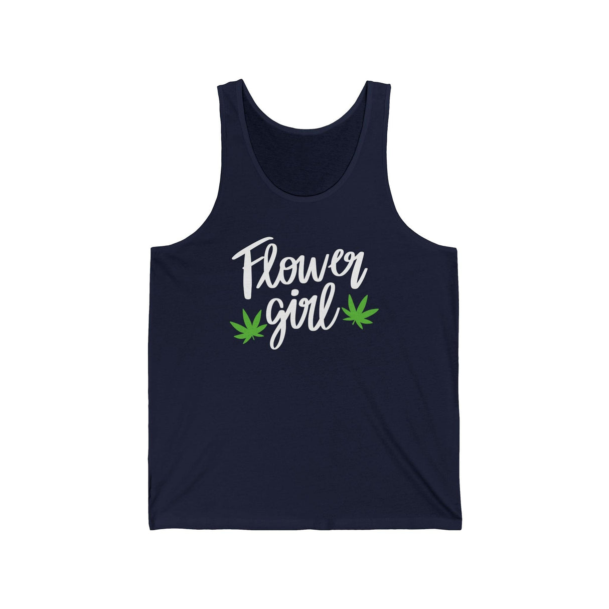 Flower Girl Pot Leaf Jersey Tank Top