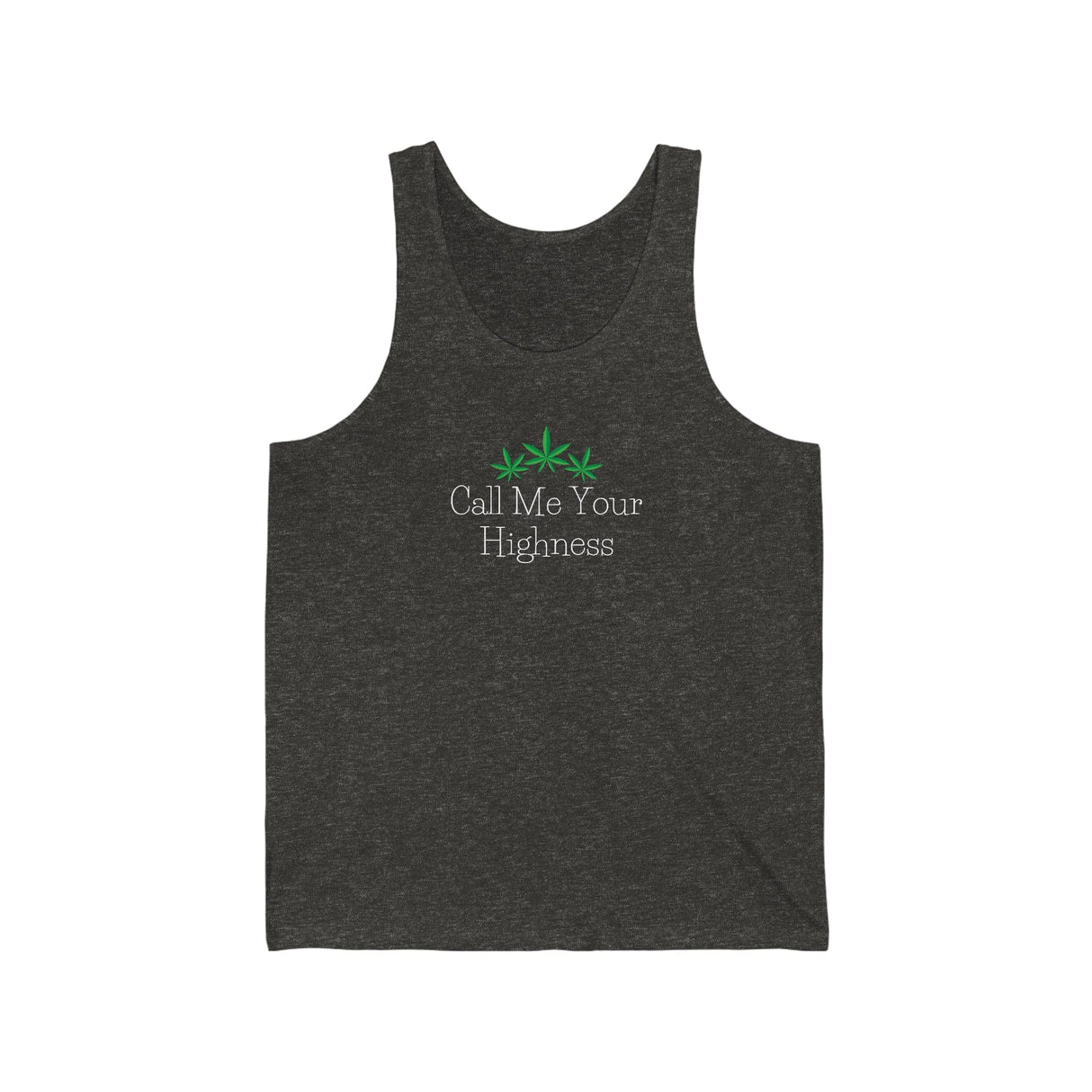 Call Me Your Highness Cannabis Jersey Tank