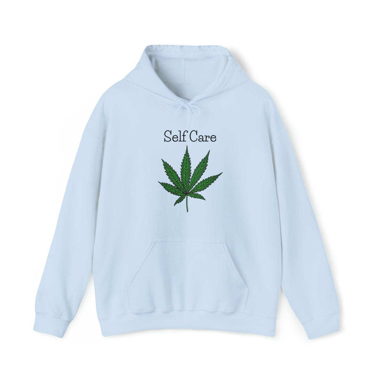 Self Care Weed Leaf Hoodies
