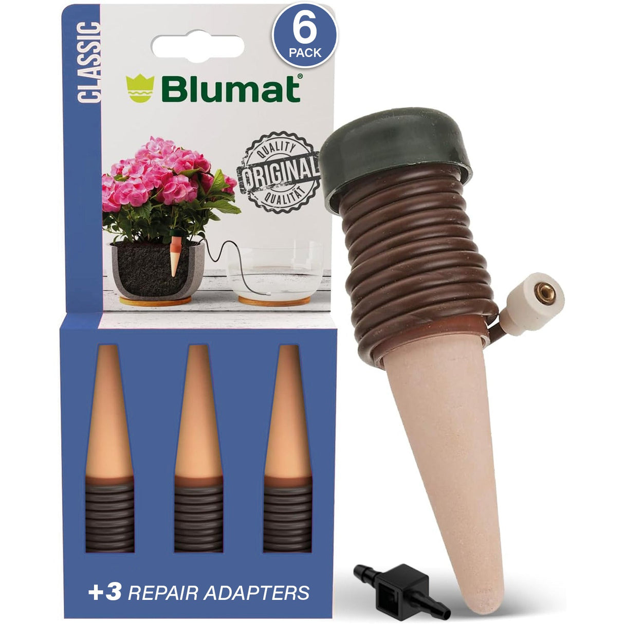 Blumat Classics With Adapter - Automatic Plant Watering Stakes