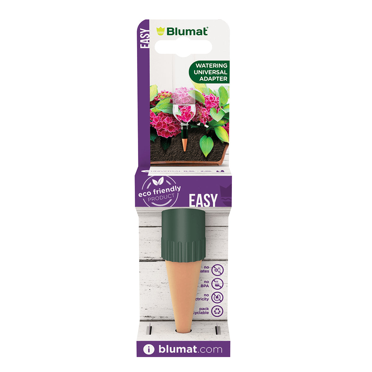 Blumat Easy + Bottle Adapter – Automatic Plant Watering Stake