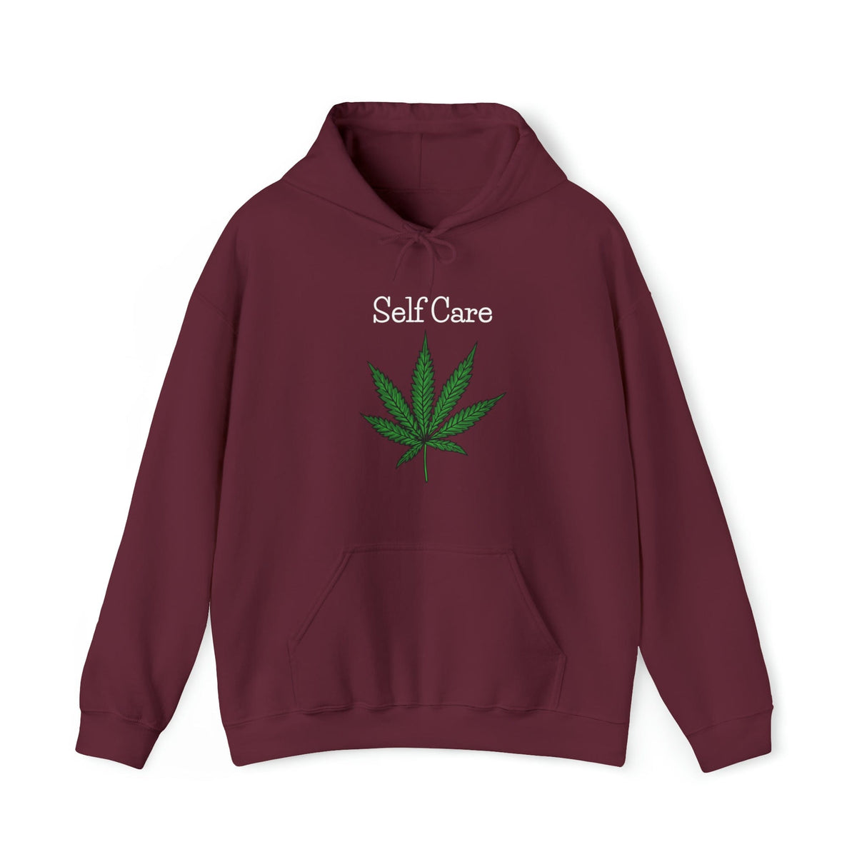 Self Care Weed Leaf Hoodies