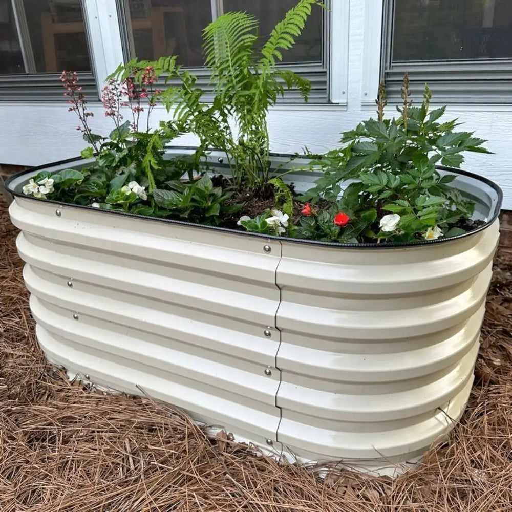 Vegega 17" Tall 3.5x2 Corrugated Raised Garden Bed (2-in-1) v2.0