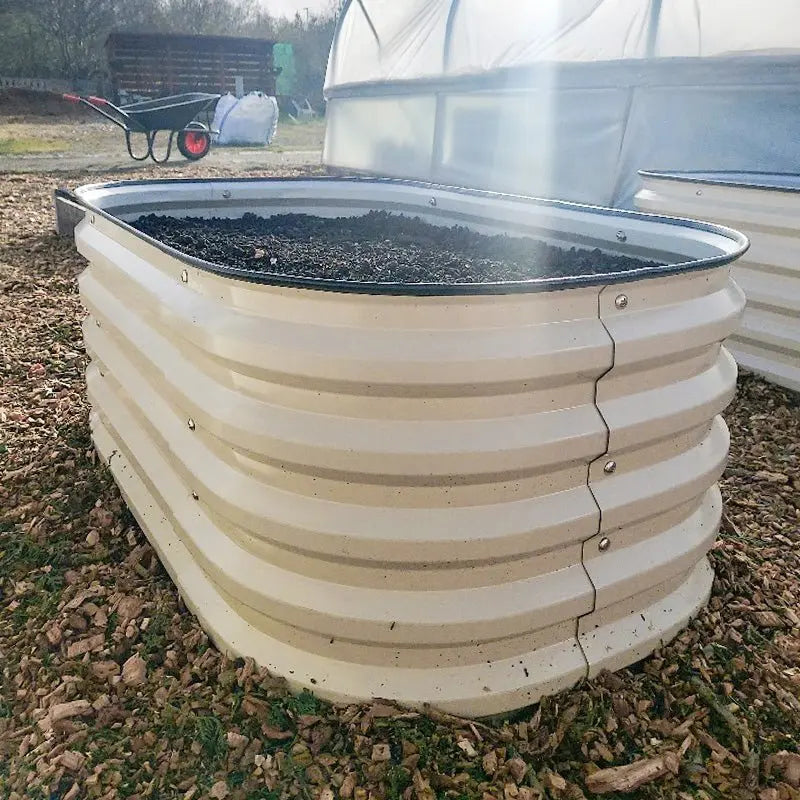Vegega 17" Tall 3.5x2 Corrugated Raised Garden Bed (2-in-1) v2.0