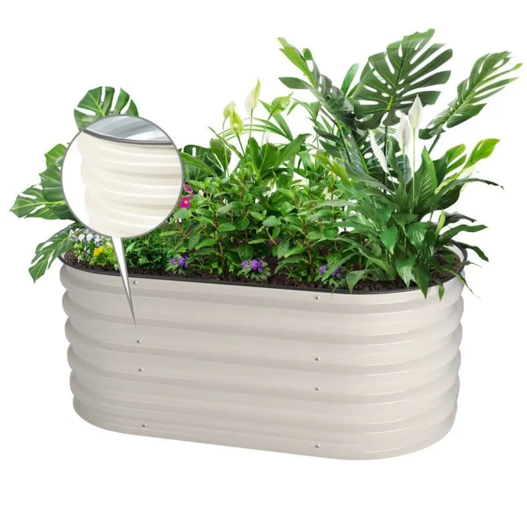 Vegega 17" Tall 3.5x2 Corrugated Raised Garden Bed (2-in-1) v2.0