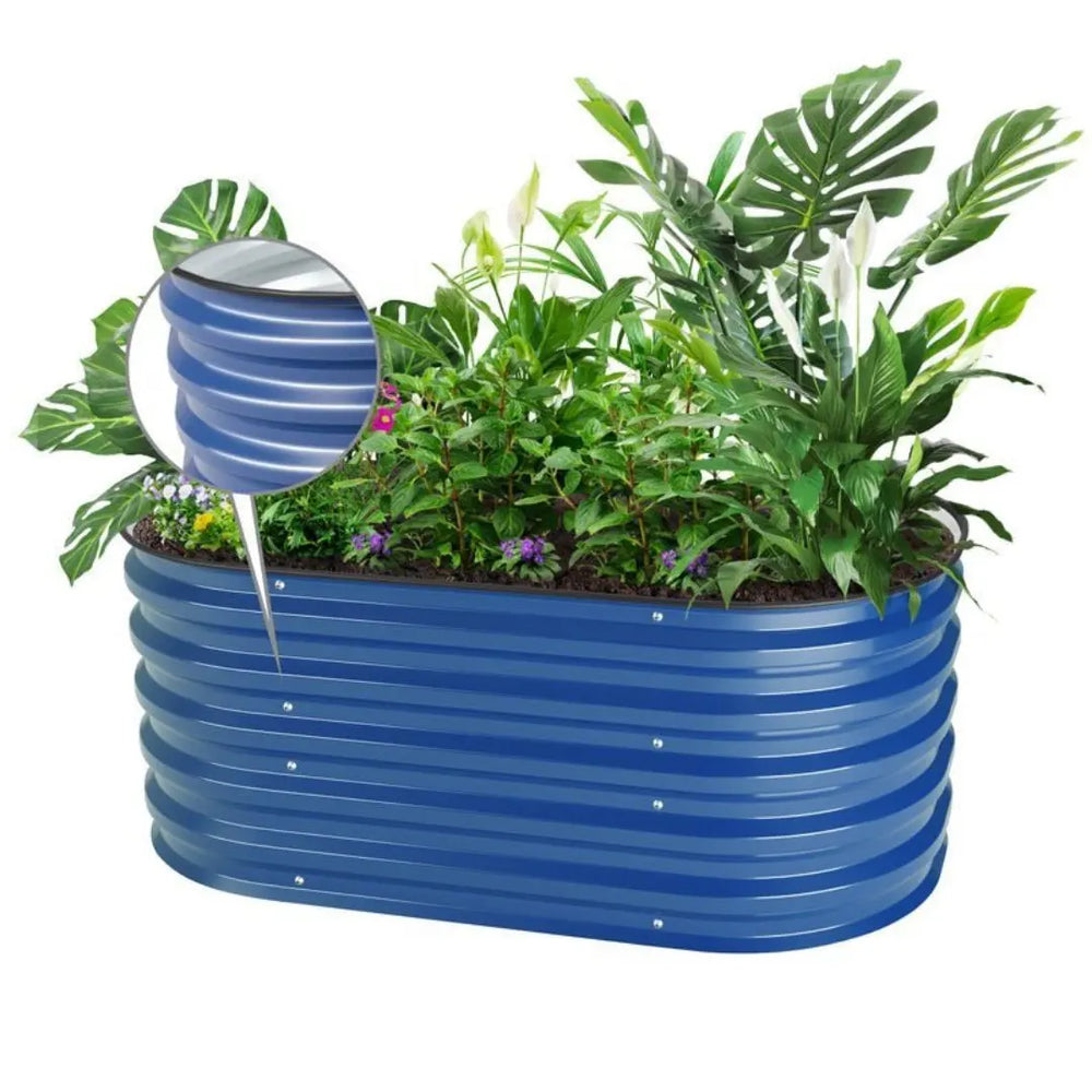 Vegega 17" Tall 3.5x2 Corrugated Raised Garden Bed (2-in-1) v2.0