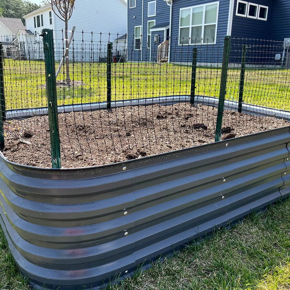 Vegega 17'' Tall 6.5'x2' Modern Raised Garden Bed (6 in 1) v2.0
