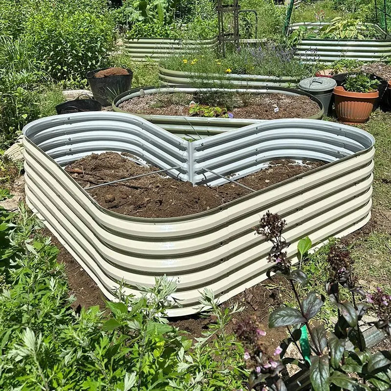 Vegega 17" Tall Heart Shaped Garden Bed v2.0