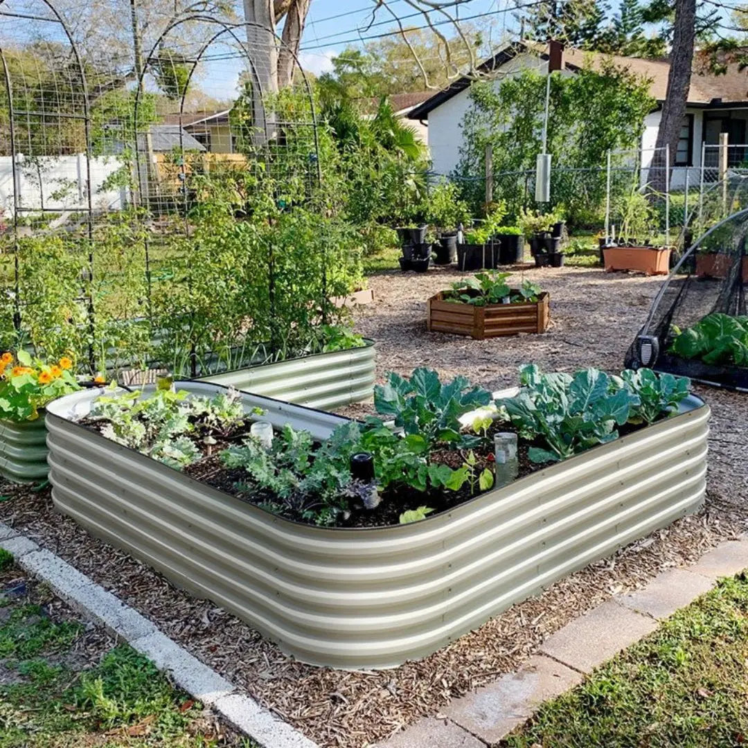 Vegega 17" Tall L Shaped Raised Garden Bed v2.0