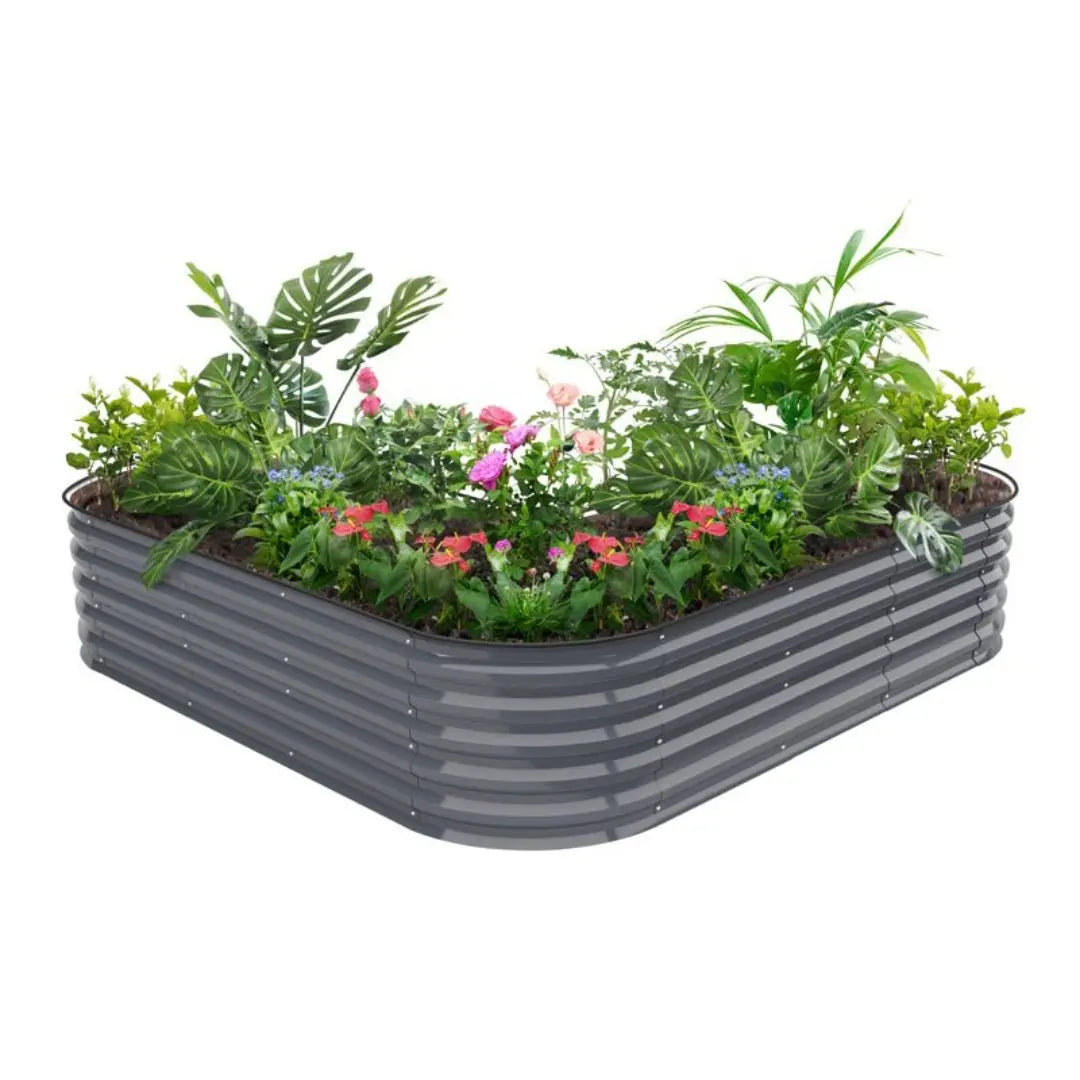 Vegega 17" Tall L Shaped Raised Garden Bed v2.0