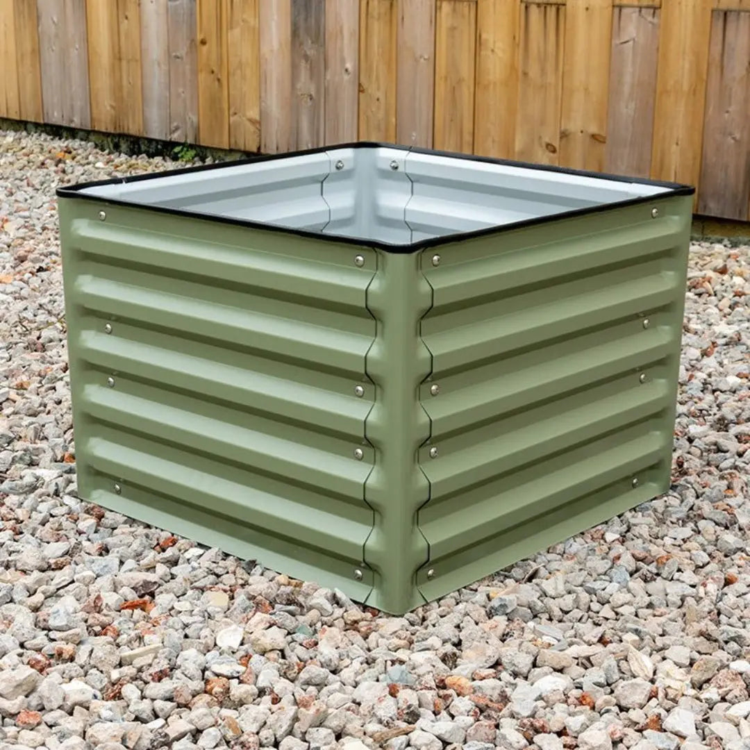 Vegega 17" Tall Square Planter Box Outdoor - Twin Pack v2.0