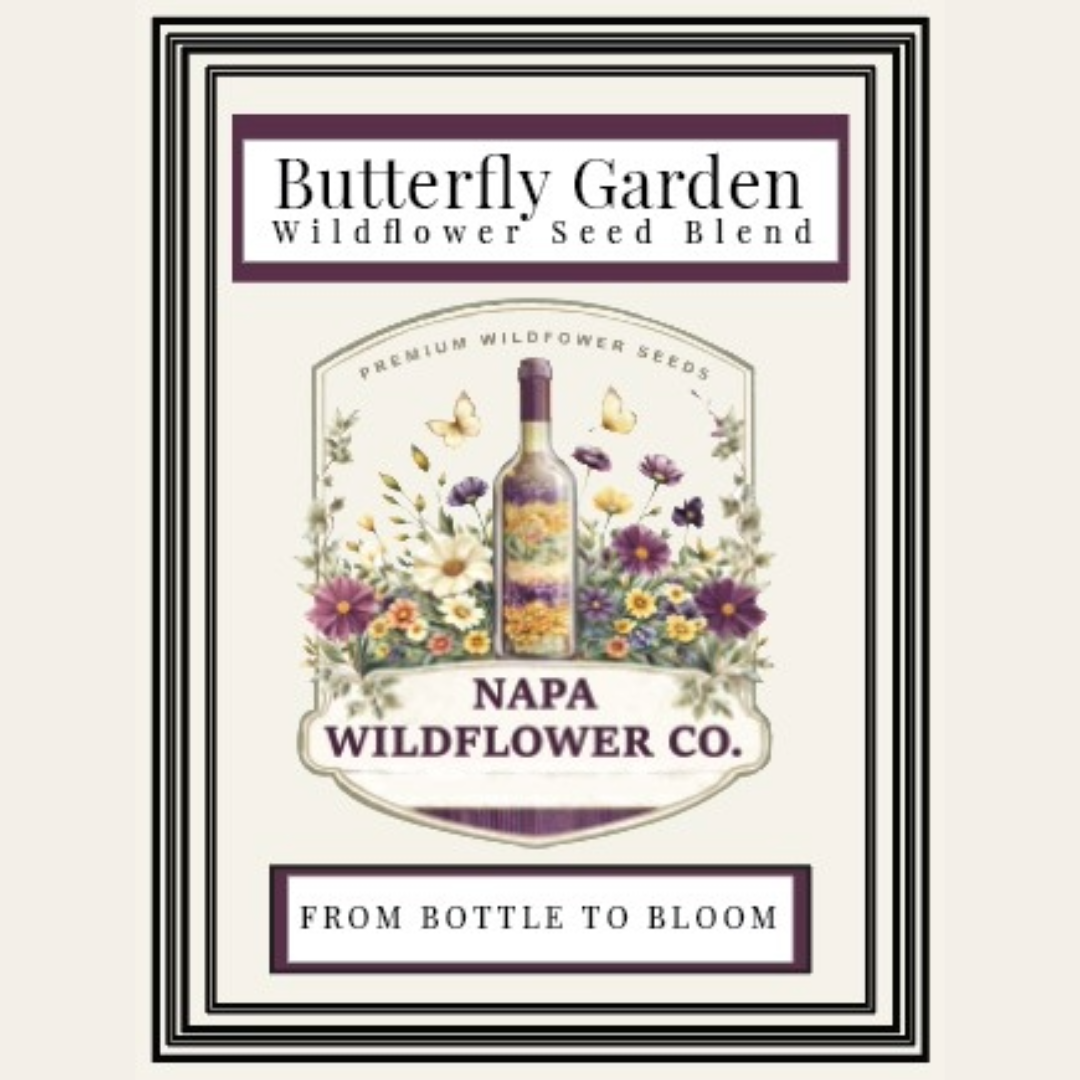 Napa Valley Wildflower Co Butterfly Garden Seed Mix – 375 mL