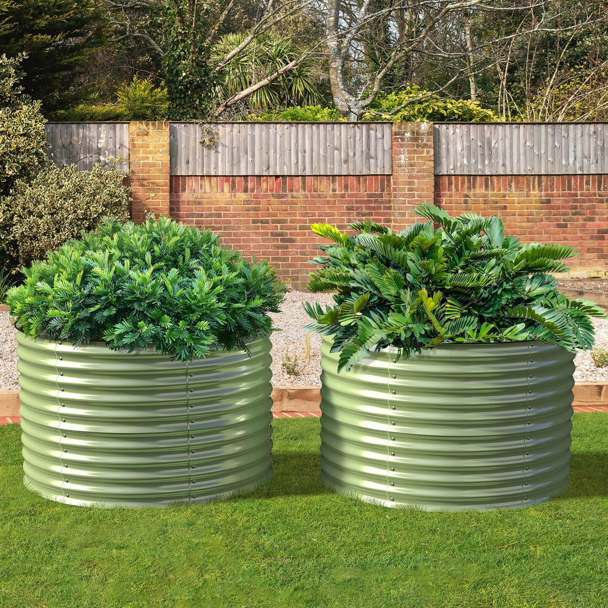 Olle Gardens 32" Tall x 42" Round Raised Garden Bed