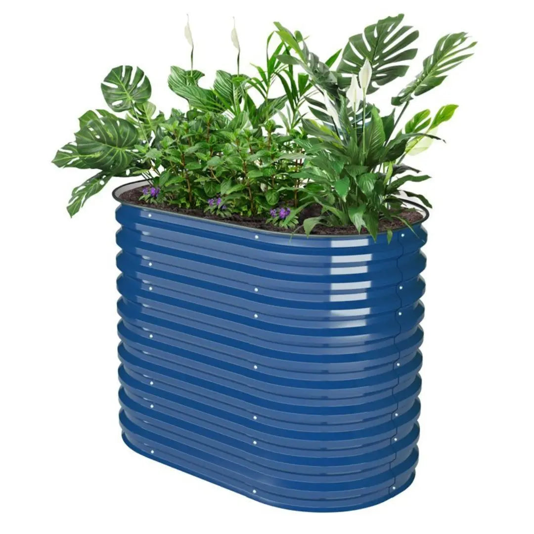 Vegega 32'' Tall 3.5x2 Galvanized Steel Raised Garden Bed (2 in 1) v2.0