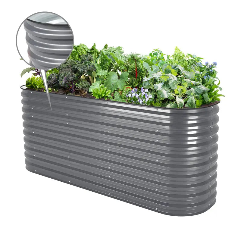 Vegega 32'' Tall 6.5x2 Raised Garden Bed (6 in 1) - v2.0
