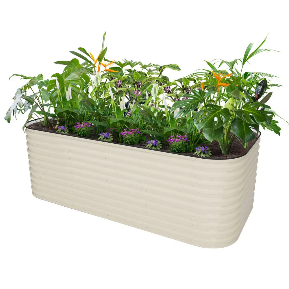Vegega 32'' Tall 8x4 Galvanized Steel Raised Bed (10 in 1) v2.0