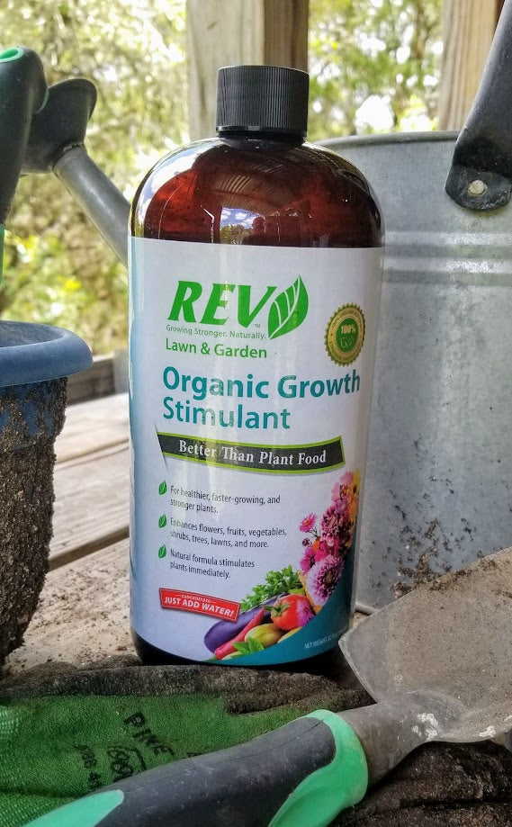 Organic REV 32oz – Liquid Plant Growth Enhancer with Humates & Microbes