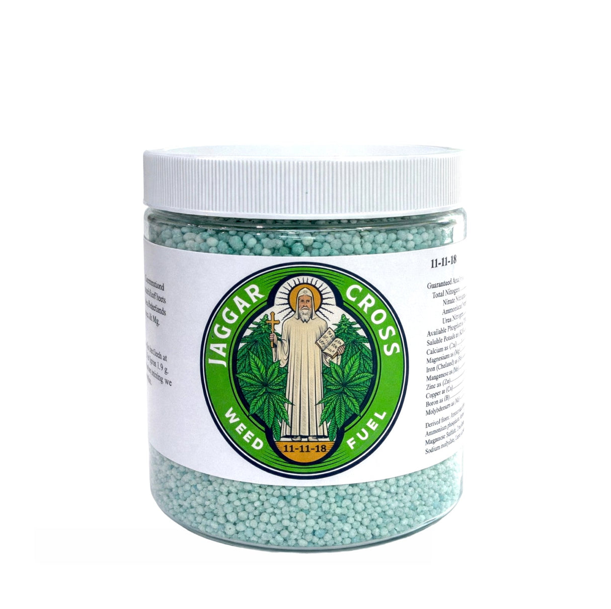 JaggarCross Dutch Blend Fertilizer – One-Part Hydroponic Formula (11-11-18)