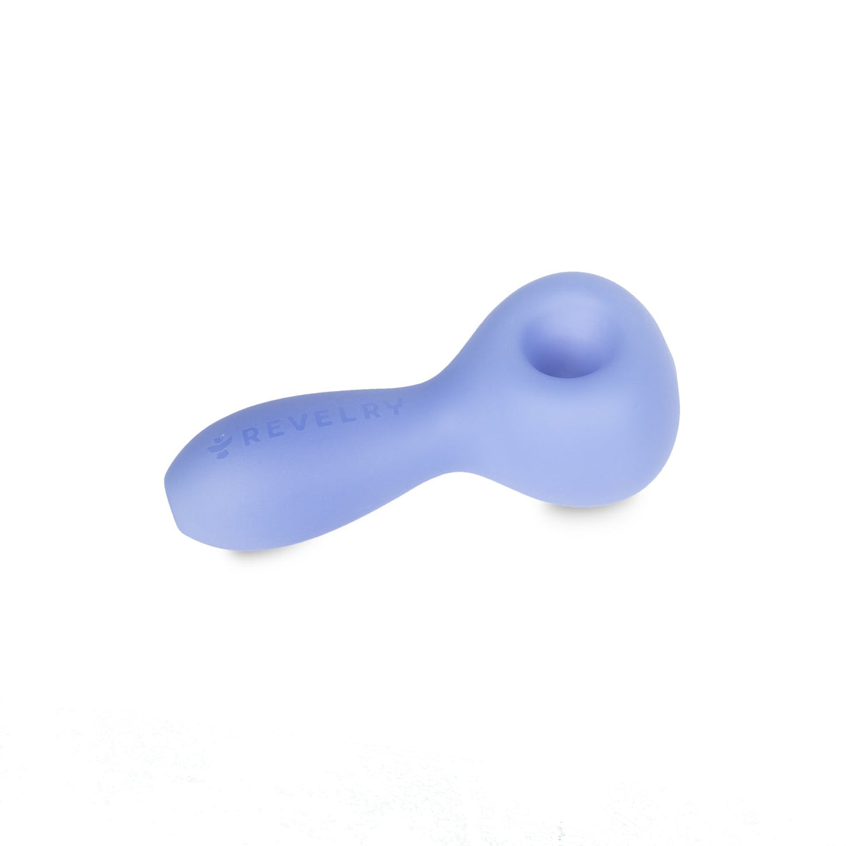 Revelry Glass Spoon Pipe – Compact, Durable Sandblasted Hand Pipe