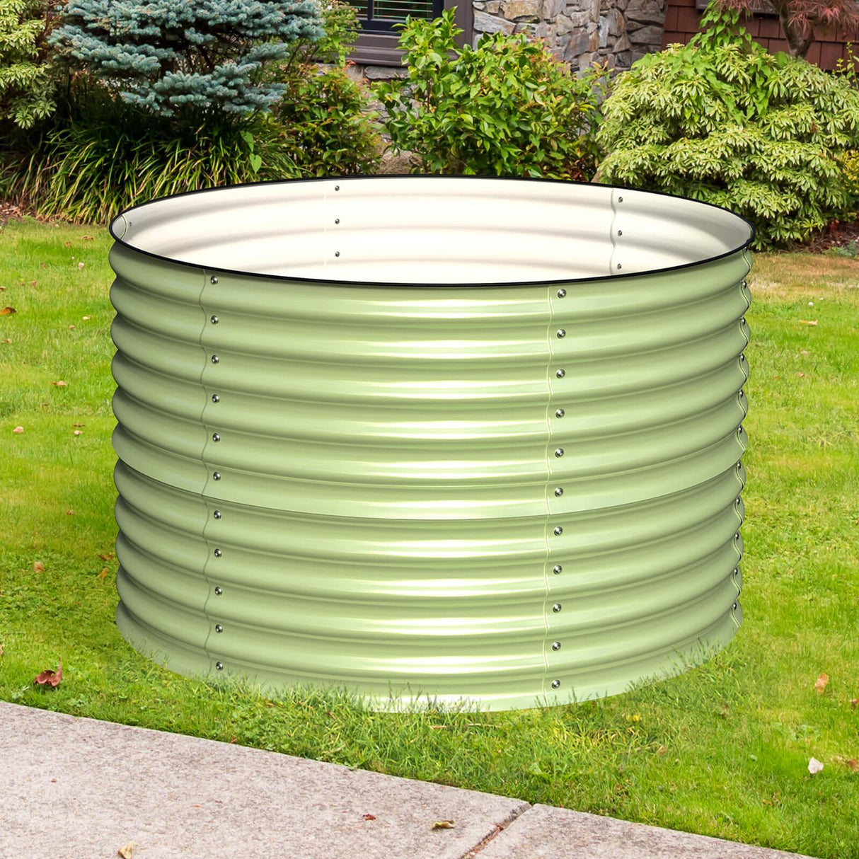 Olle Gardens 32" Tall x 42" Round Raised Garden Bed