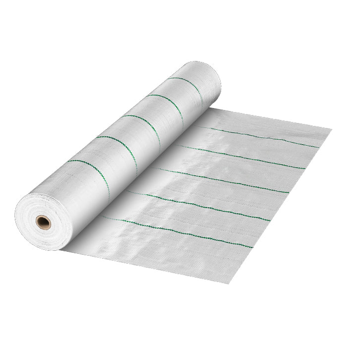GROW1 Landscape Ground Cover Weed Mat Barrier White 6ft x 300ft