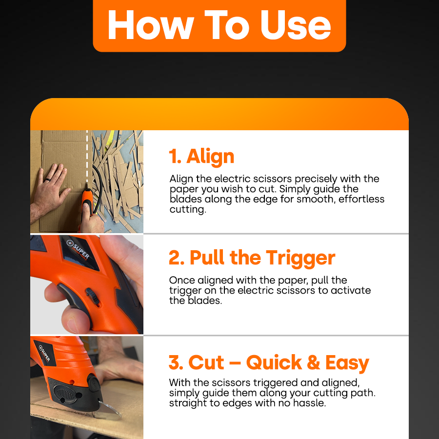 SuperScissor - Ultimate Electric Scissors for Home and Craft