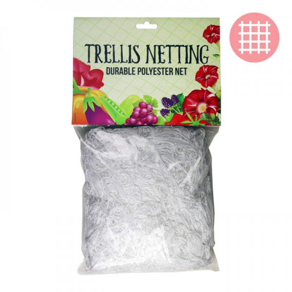 Polyester (soft) Trellis Netting 5' x 15', 6" mesh