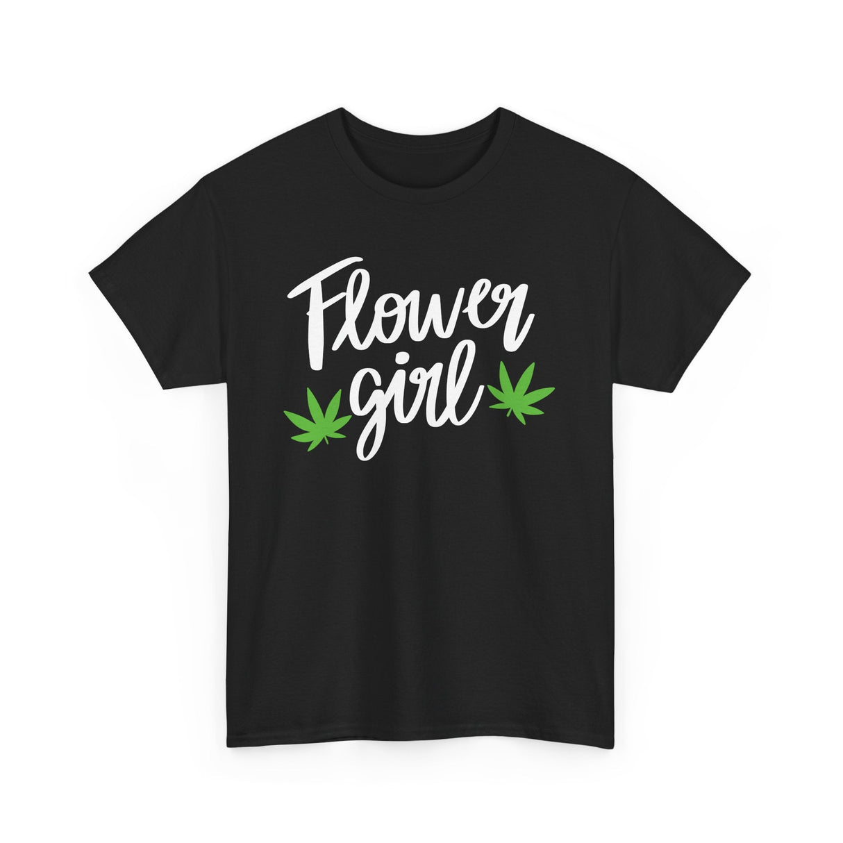 Flower Girl Marijuana Leaf T-Shirt
