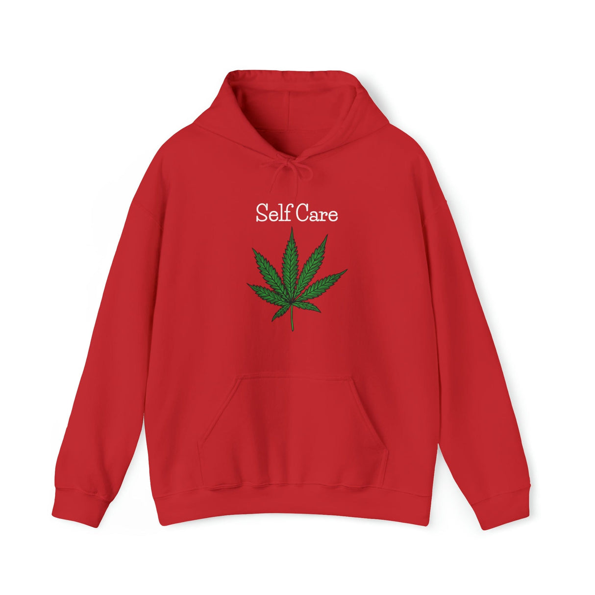 Self Care Weed Leaf Hoodies