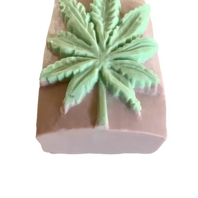 Cannabis Leaf Themed Soap – Handcrafted Novelty Gift