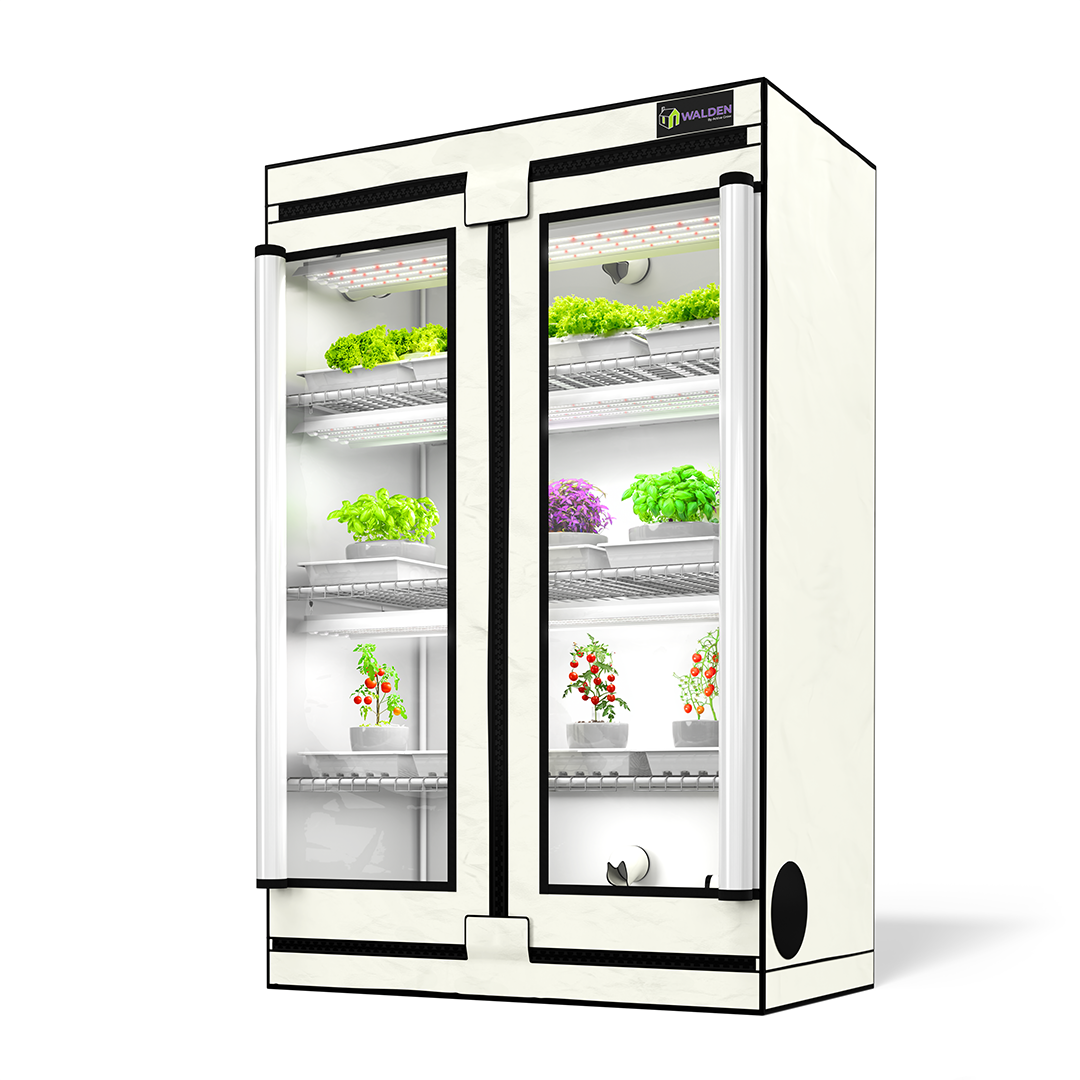 Greens & Veggies 3-Tier Walden White LED Grow Tent Kit