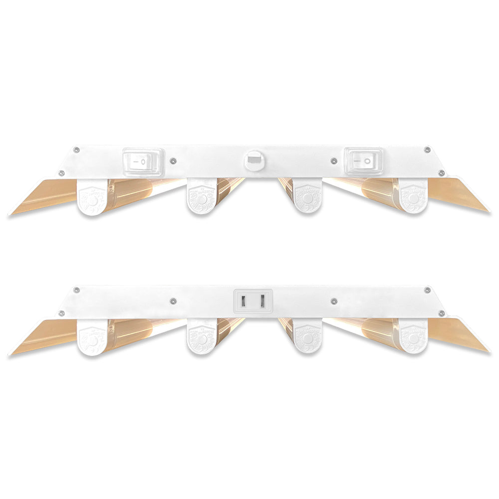 T5 HO 2.0 4FT 4 Lamp LED Mushroom Grow Light (216W Eqv.) – Blue Sun Spectrum