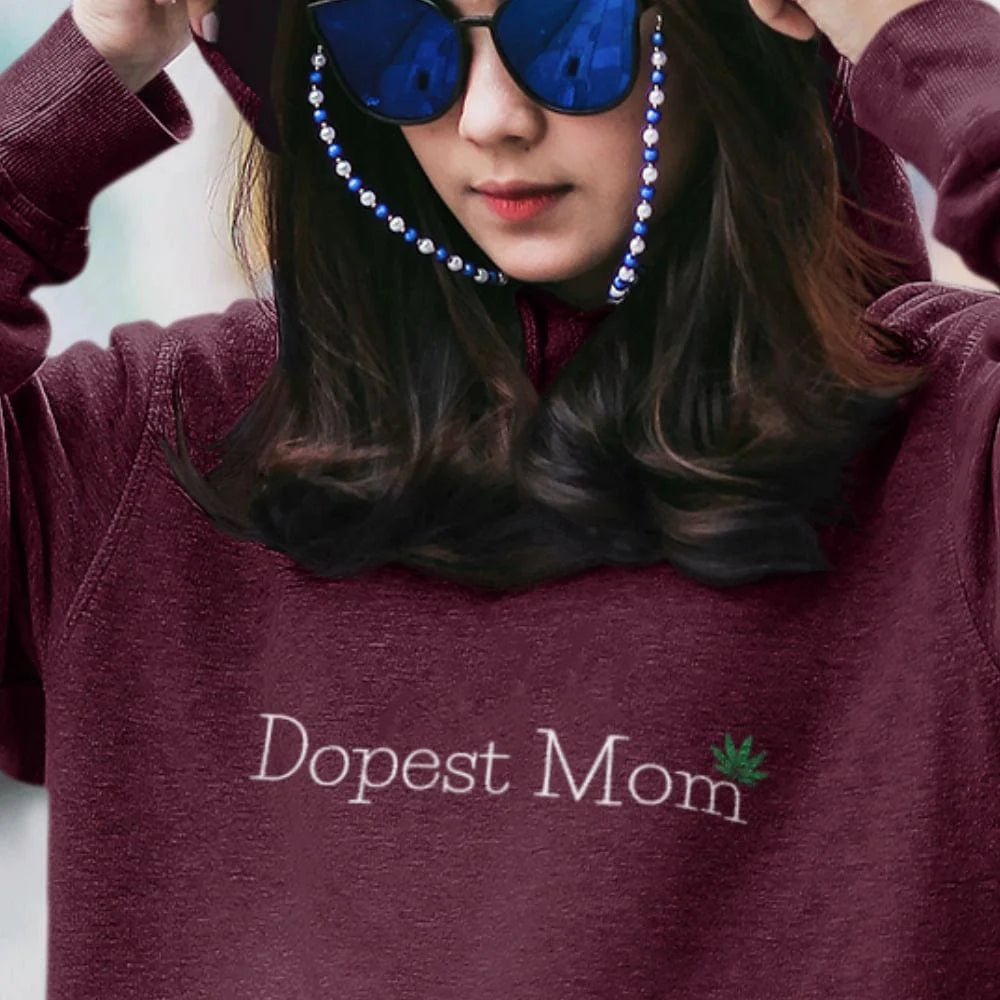 Dopest Mom Weed Hoodies
