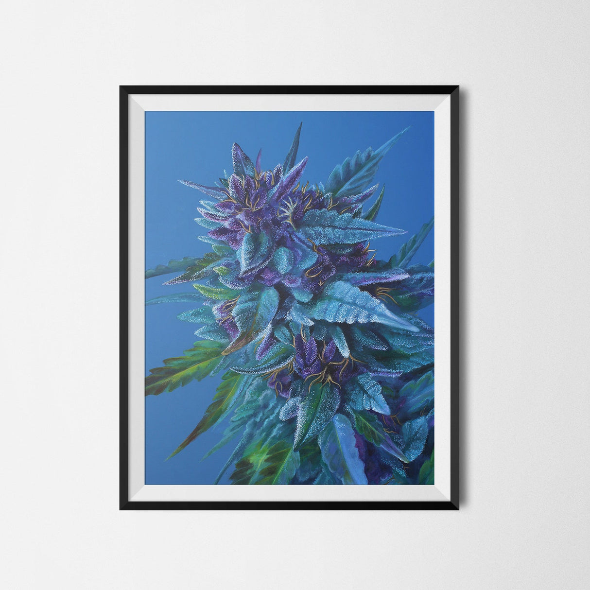 Berry Diesel Cannabis Strain Art Poster – 18x24" Matte Print