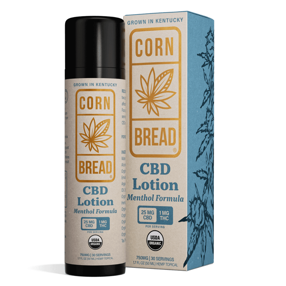Cornbread Hemp® CBD Lotion + Menthol