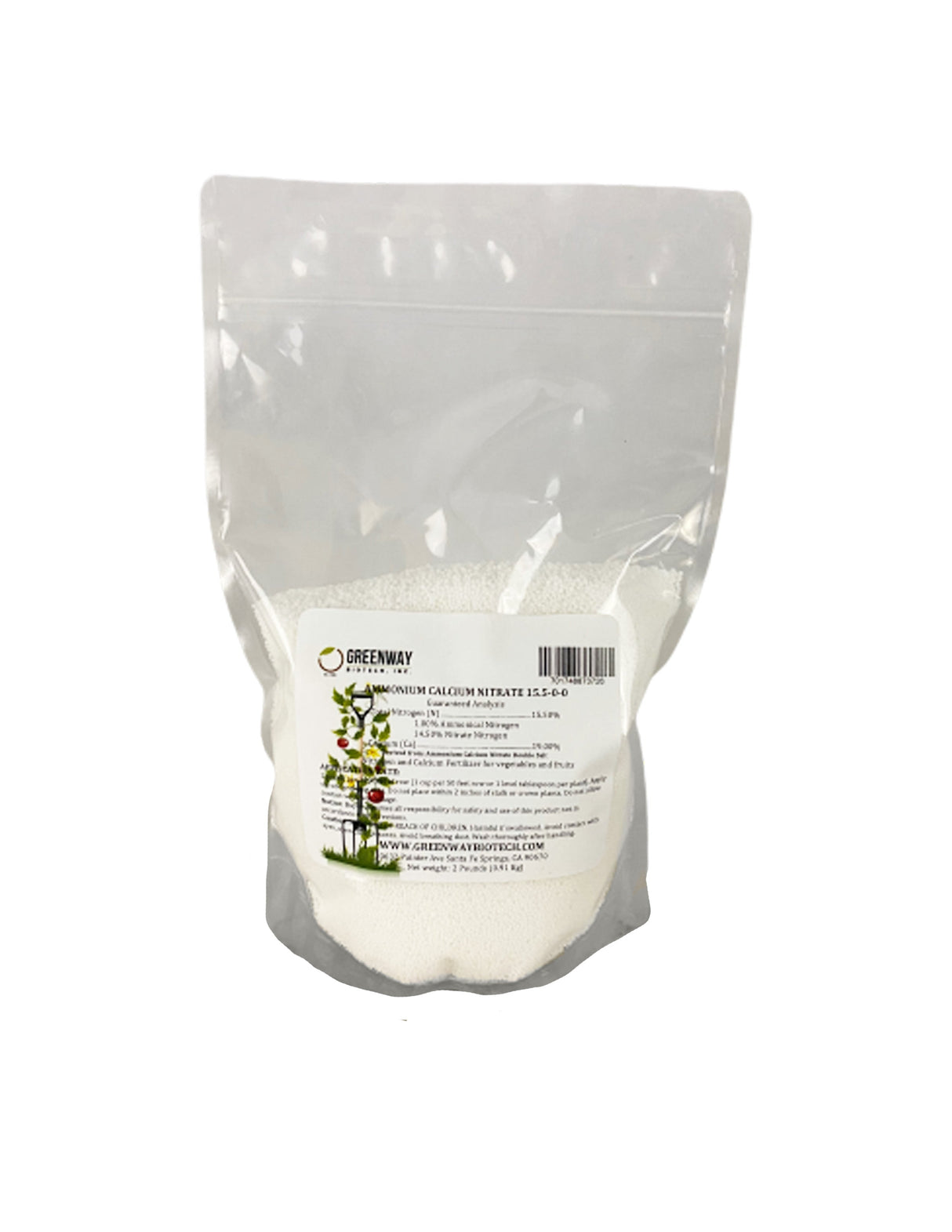 Calcium Nitrate Fertilizer 15.5-0-0 – Water Soluble Nitrogen & Calcium