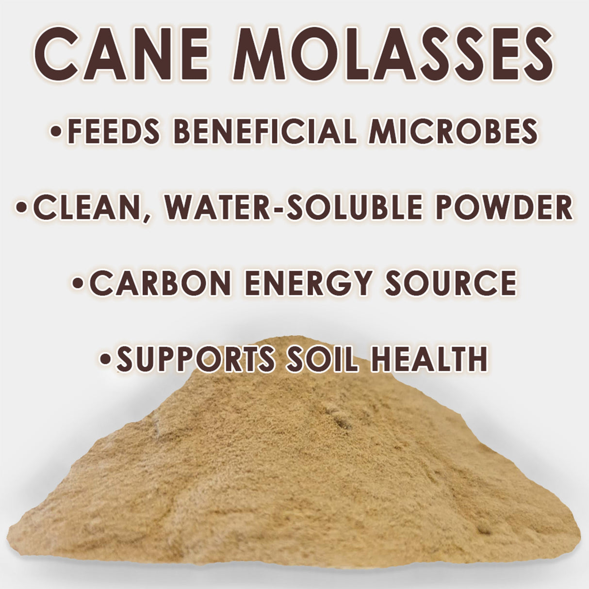 RAW Cane Molasses | Water-Soluble Microbe Food Concentrated Powder