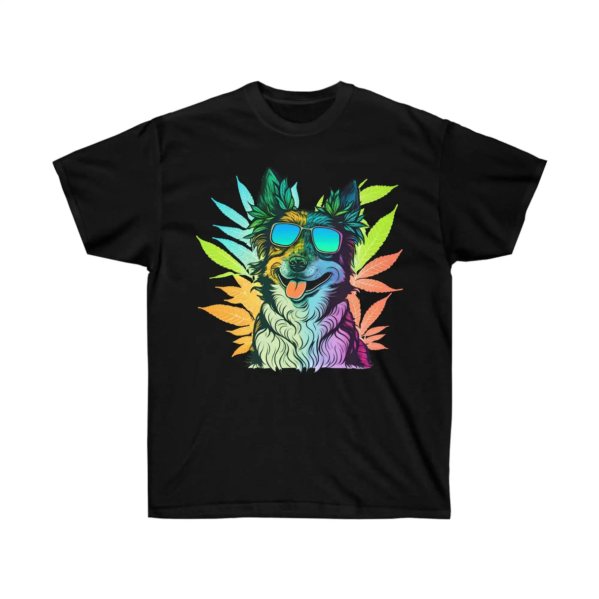 Cannabis Border Collie T-Shirt
