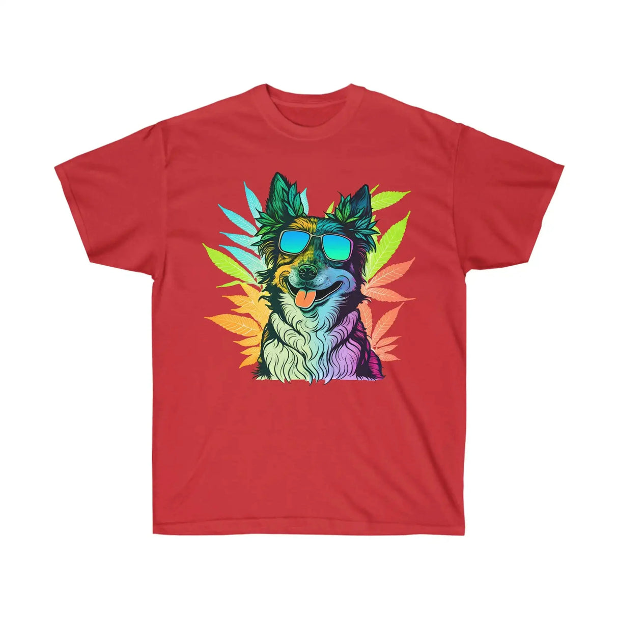 Cannabis Border Collie T-Shirt