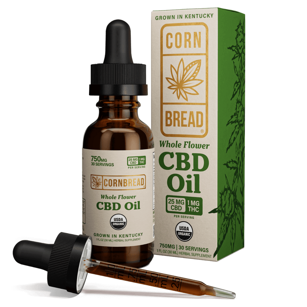Cornbread Hemp® Whole Flower USDA Organic CBD Oil