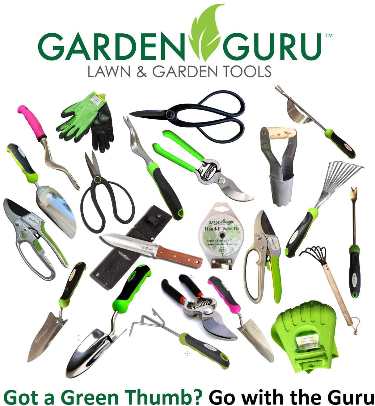 Garden Guru 2-in-1 Garden Ratchet Pruning Shears Clippers