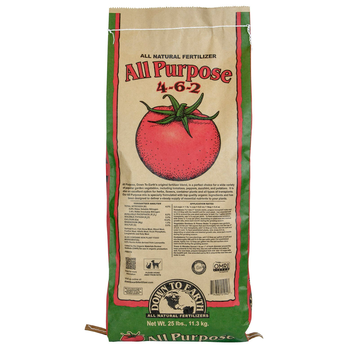 Down to Earth All Purpose (4-6-2)