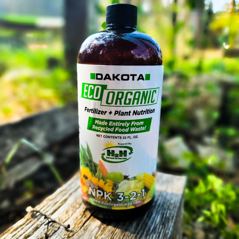 Eco-Organic 3-2-1 Liquid Fertilizer 32oz – Sustainable Plant Food & Biostimulant