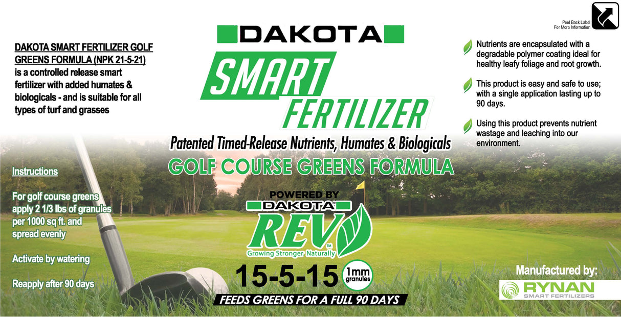 Dakota Smart Fertilizer – Time-Release Lawn Fertilizer with Organic REV