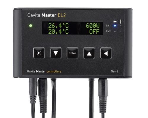 Gavita Master EL2 controller with digital display on a white background