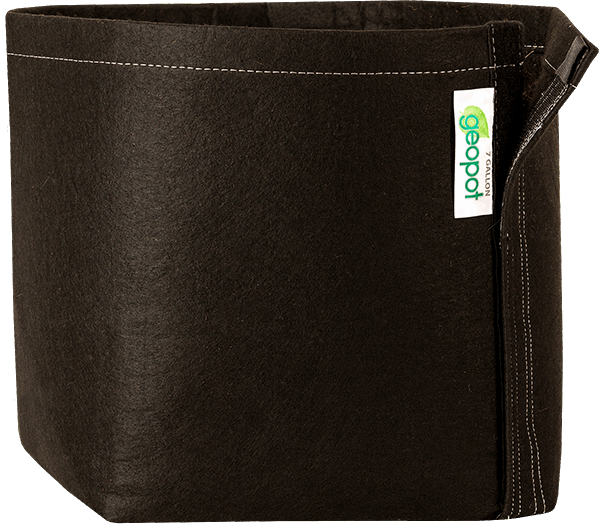 GeoPot Velcro Transplanter Grow Bags - Black
