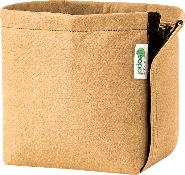 GeoPot Velcro Transplanter Grow Bags - Tan