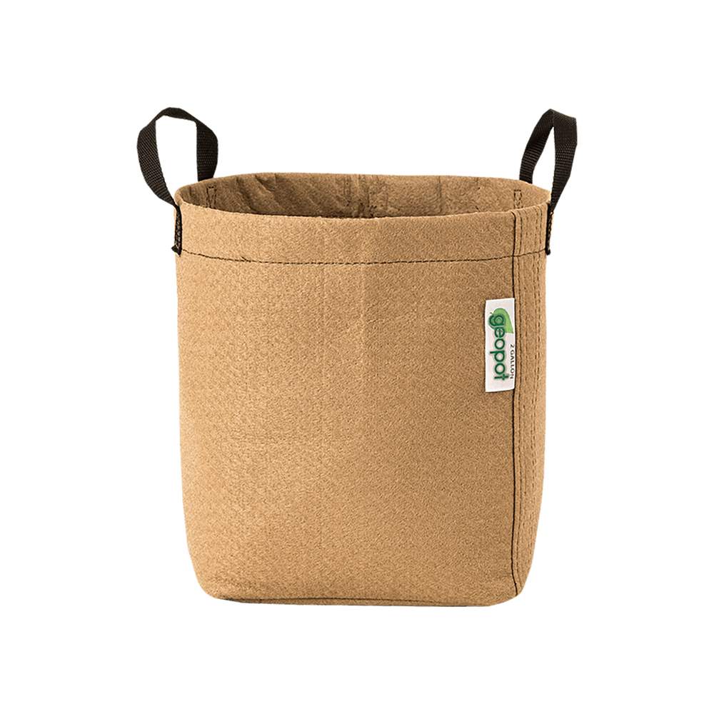 GeoPot Fabric Grow Bags With Handles - Tan